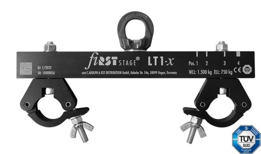 [531-5901-9404] LT1-X Noir fiRSTstage Suspension pour truss