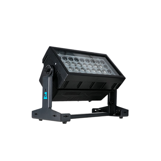[I0011605] B P9Z; projecteur de surface à 36 LED RVBB de 15W, IP 65, zoom motorisé 7-58°, pilotage par segments, DMX