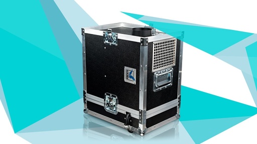 [0133] CAPTAIN D. Case 1,3 kW, im Flightcase, DMX, Dauernebel