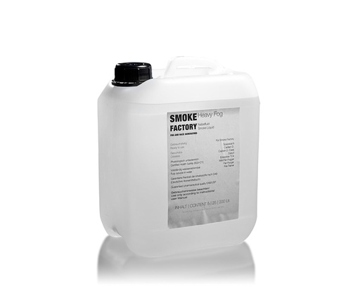[203] HEAVY-FOG bidon de 5 ltrs (liquide à fumée standard à tenu très longue/possible pour usage externe)