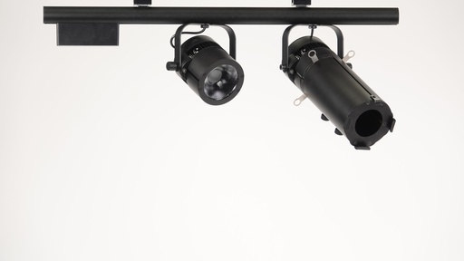 [PIN CAN LED 30 Z T48                 ] Pinspot 30W, für 48V Schiene, wählbare LED (2'700, 3'000 oder 4'000°K), Zoom 15-40°, DALI, mit Einspeiser für Livetrack Schiene (Mod. MULTISYSTEM EVO)