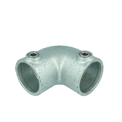 [T12500] Coude 90° galvanisé pour tubes de 48mm