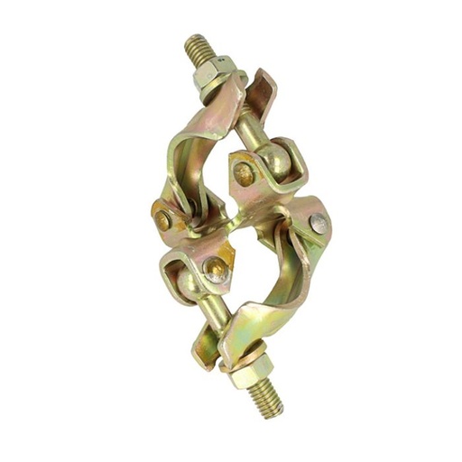 [T24900] Double collier échafaudage galvanisé pour tube de 48mm