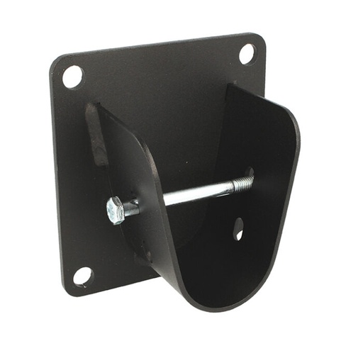 [T30409] Support mural pour tube de 48mm, noir