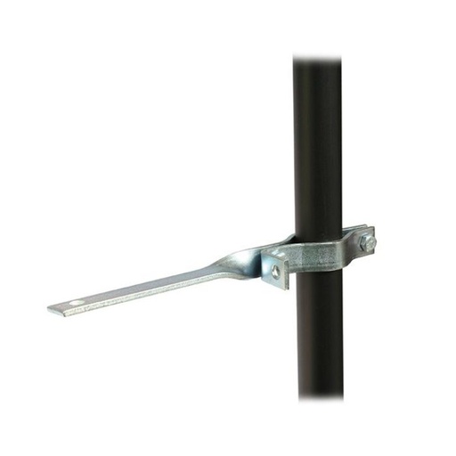 [T31500] Bras de force acier pour tube de 48mm, vrillé avec point de sécurité, CMU 12kg