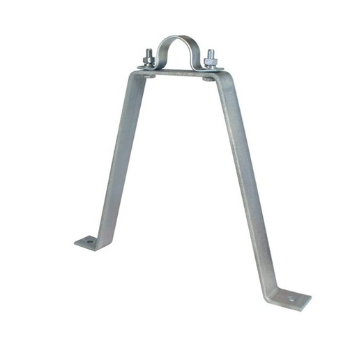 [T33300] Fixation mural pour tube de 48mm, 300mm de déport, CMU 60kg
