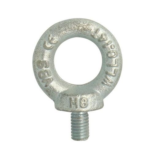 [T39702] Œillet mâle M8 avec boucle de 20mm