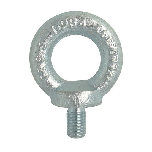 [T39902] Œillet mâle M12 avec boucle de 25mm