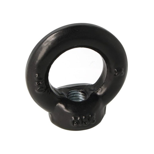 [T42302] Ringmutter M12 (340 KG) (Schwarz)