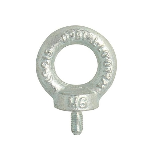 [T42502] Œillet mâle M6 avec boucle de 20mm, CMU 100kg
