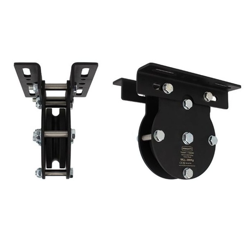 [T42931] 100mm Flaschenzug Block (Einzel Rille) (für Seil)