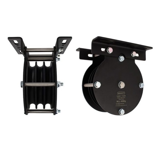[T42943] 150mm Flaschenzug Block (Dreier Rille) (für Seil)