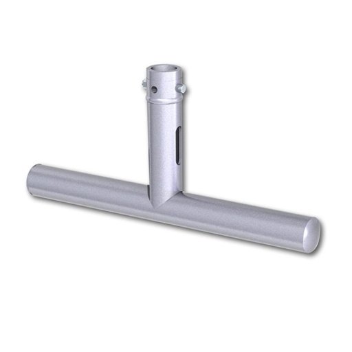 [T45760] T modulaire 250mm en tube de 48-51mm, livré avec 2 goupilles à écrou CCS6-604