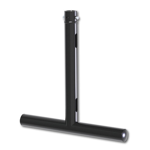 [T45766] T modulaire 500mm en tube de 48-51mm, livré avec 2 goupilles à écrou CCS6-604, noir