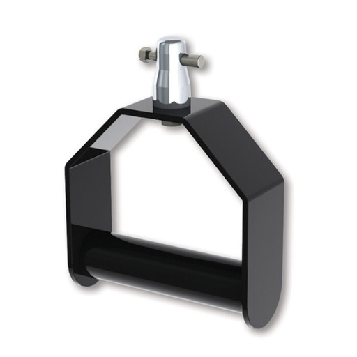 [T45771] Etrier avec demi connecteur CCS6-604 avec goupille à écrou pour système modulaire, noir