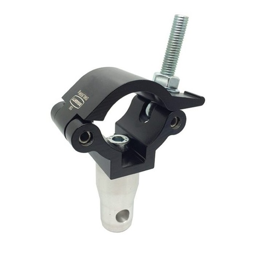 [T45816] Half Coupler Light-Weight schwarz mit Konusverbinder CCS6 (Prolyte kompatibel)