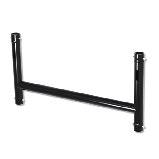 [T45901] Cadre H court en tube de 48mm, livré avec 4 goupilles à écrou CCS6-604, CMU 100kg, noir