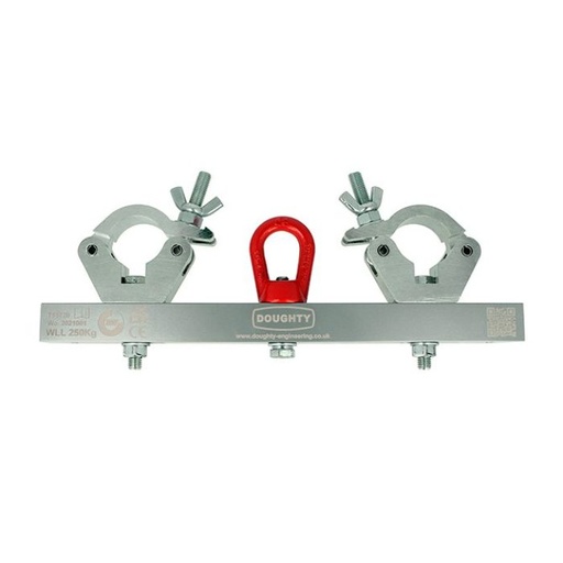 [T55720] Support structure SOLID avec œillet rouge 27x39mm, entraxe 207-339mm, CMU 250g