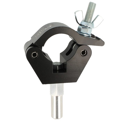 [T57216] Half Coupler LITTLE TOM Clamp,schwarz, mit 19mm Zapfen