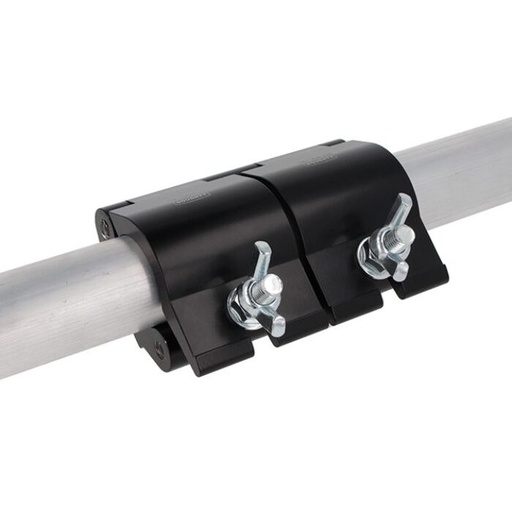 [T57241] Half Coupler TUBE/BARREL JOINER Rohrverlängerer, Schwarz