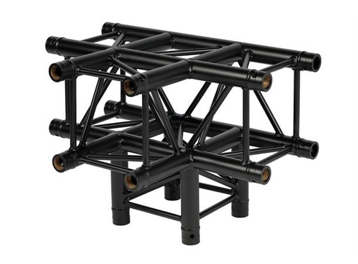[PC-H30V-C020-RAL9005] SQUARE H30 4-WAY CORNER  , RAL9005