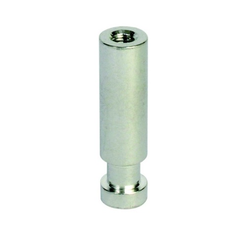 [T73370] Zapfen 16mm SOLO zu M8 FEMALE, Aluminium