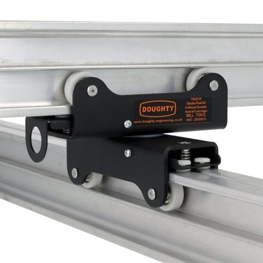[T84215] Double chariot 4 roues pivotants pour Studio Rail 60 (freiné)