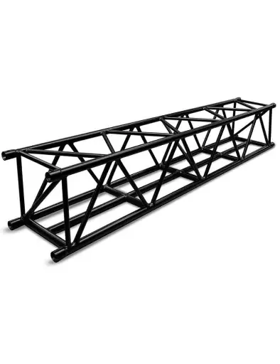 [PC-S52SV-L100-MB-RAL9005] SQUARE S52 LENGTH 100CM WITH MIDDLE BEAM RAL9005