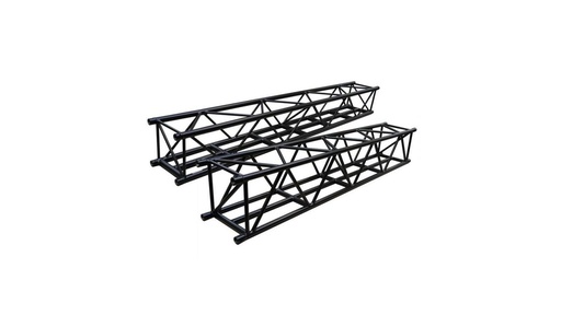 [PC-S52SV-L300-MB-RAL9005] SQUARE S52 LENGTH 300CM WITH MIDDLE BEAM RAL9005