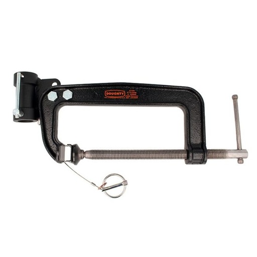 [G1108] G-Clamp Höhe 200mm mit DUAL POSITION, Aufnahme für 28mm TV-Zapfen 29mm RECEIVER
