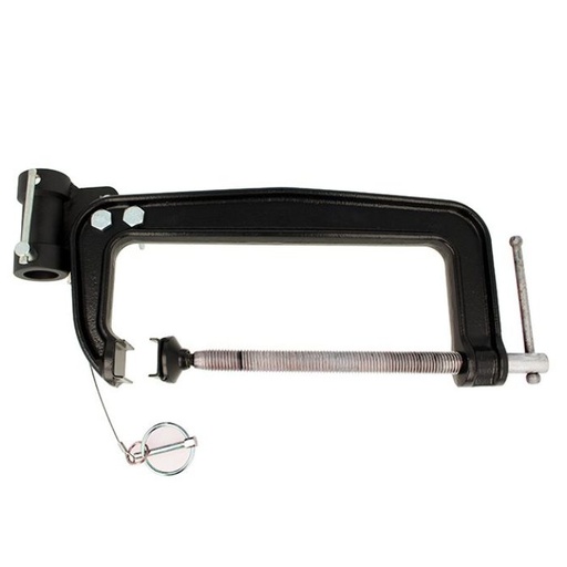 [G1110] G-Clamp Höhe 250mm mit DUAL POSITION, Aufnahme für 28mm TV-Zapfen 29mm RECEIVER