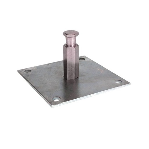 [G1176] Snap-In Montage Platte 100x100mm mit Zapfen