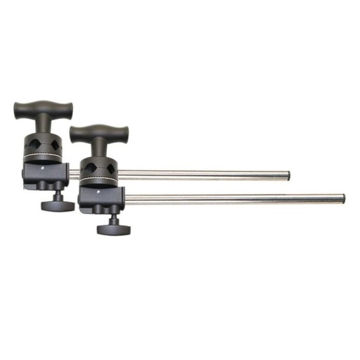 [G1245] GOBO Haed Set mit 2 Galgen 100cm, Chrom