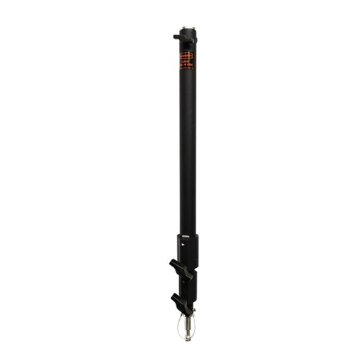 [G2016] Perche charge légère 3 sections 755-1'630mm avec spigot 16mm et récepteur pour spigot 16mm, CMU 10kg, noir