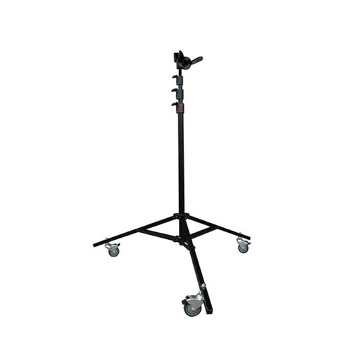 [G208501] ROLLER OverHaed Teleskopstativ Schwarz 1.53 - 4.61m, max. 40kg, mit Rollen