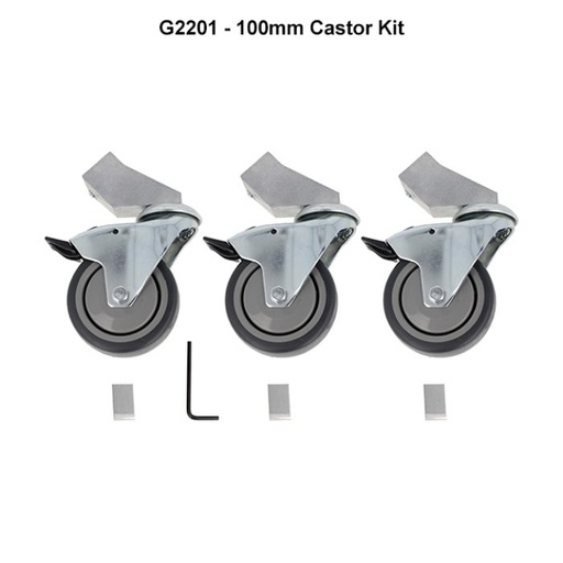 [G2201] Räder-Satz 100mm (für CINE COMBO Stative)