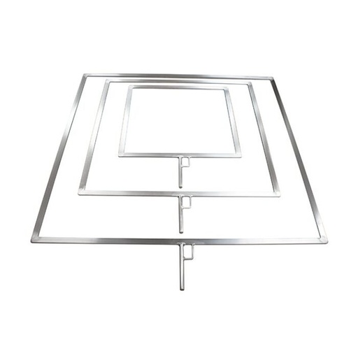 [G3015] FLAG FRAME 24" X 24" FLAT ALUMINIUM